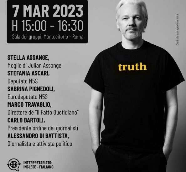 Assange: serve mobilitazione per ottenere sua liberazione